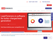 Tablet Screenshot of leadforensics.com